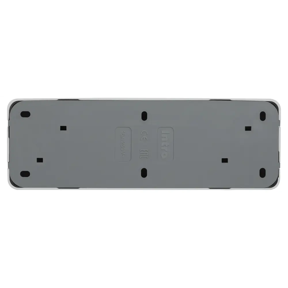 Фото 2 Розетка накладная Intro Quadro Б0051128 цвет белый Фото 2 Розетка накладная Intro Quadro Б0051128 цвет белый