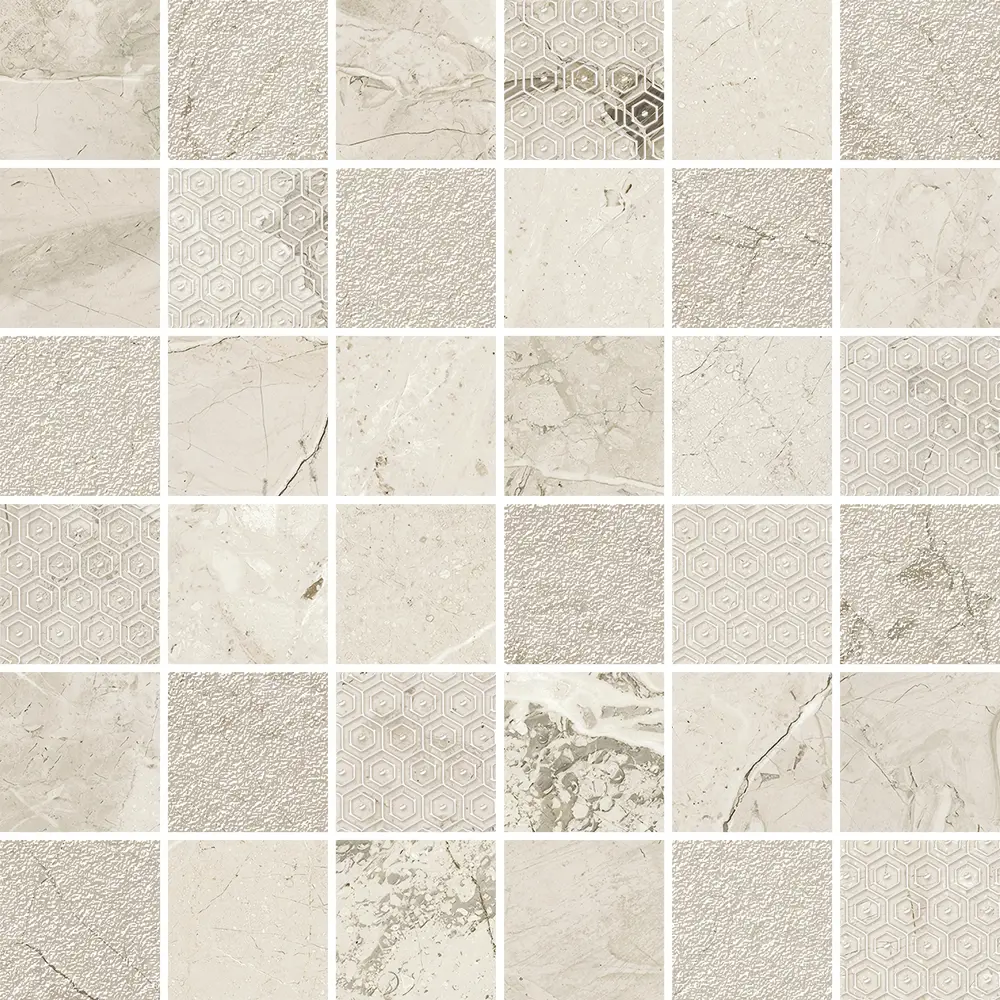 Фото Мозаика настенная Azori Elegance Beige Mosaic 30x30 см матовая цвет бежевый Фото Мозаика настенная Azori Elegance Beige Mosaic 30x30 см матовая цвет бежевый