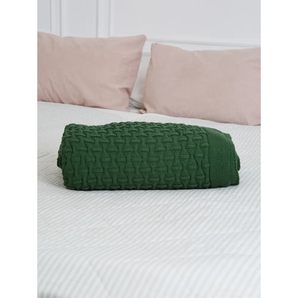 Фото 5 Плед-покрывало вязаный Almaforhome GreatWave GW/зелен, 200x220 см, трикотаж, цвет зеленый Фото 5 Плед-покрывало вязаный Almaforhome GreatWave GW/зелен, 200x220 см, трикотаж, цвет зеленый