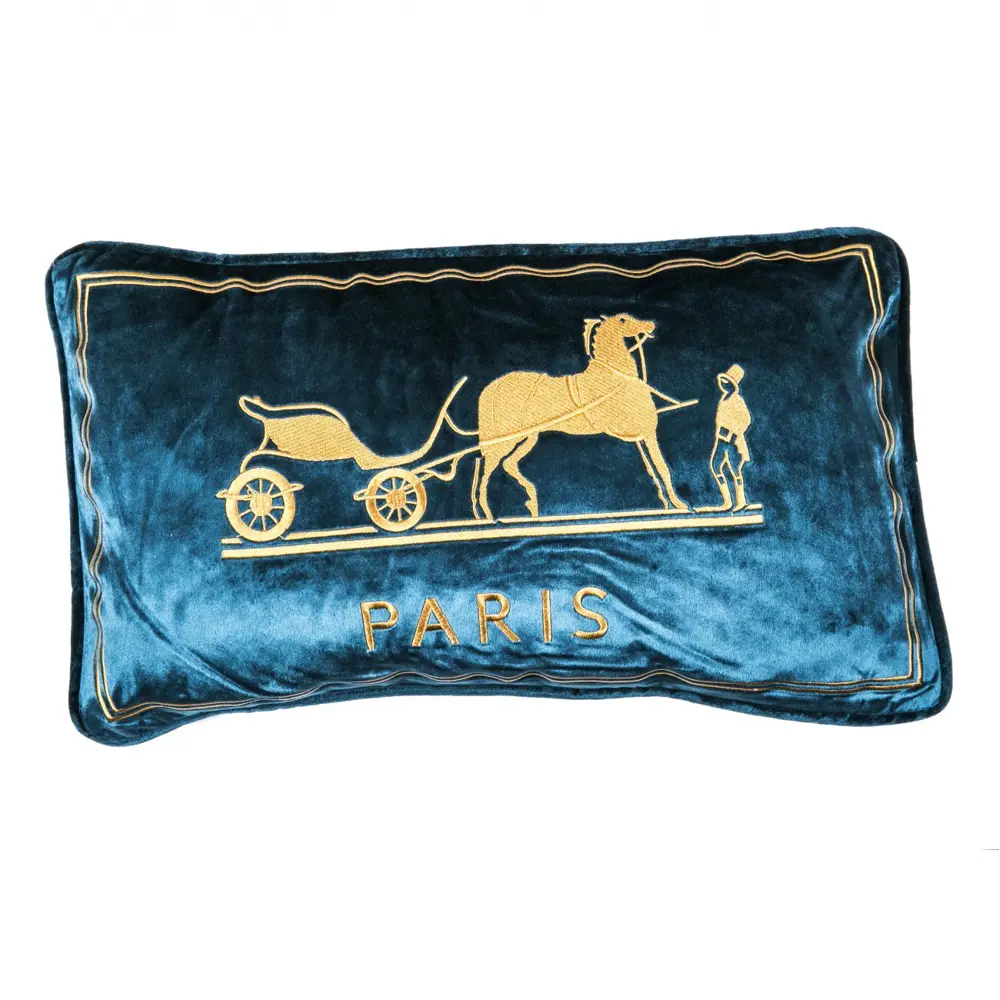 Фото Подушка Dg-home DG-D-PL523, 50x30 см, цвет синий Фото Подушка Dg-home DG-D-PL523, 50x30 см, цвет синий