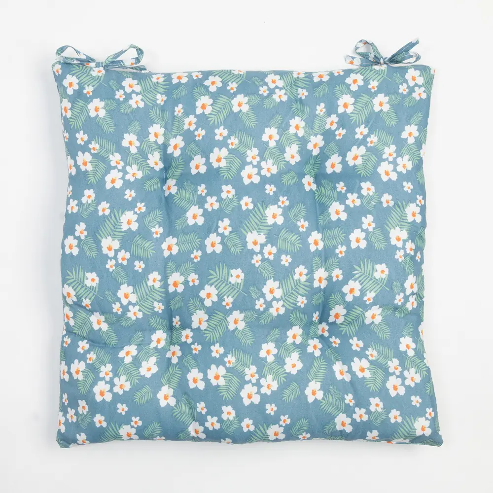 Фото 2 Подушка для стула Этель 7810967, 40x40 см, цвет синий