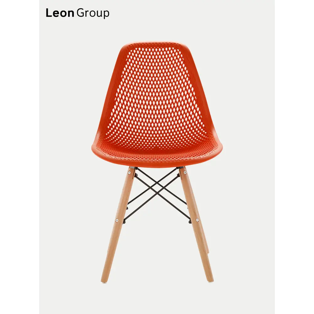 Фото Стул Leon group 83x41x46 см полипропилен цвет оранжевый Фото Стул Leon group 83x41x46 см полипропилен цвет оранжевый