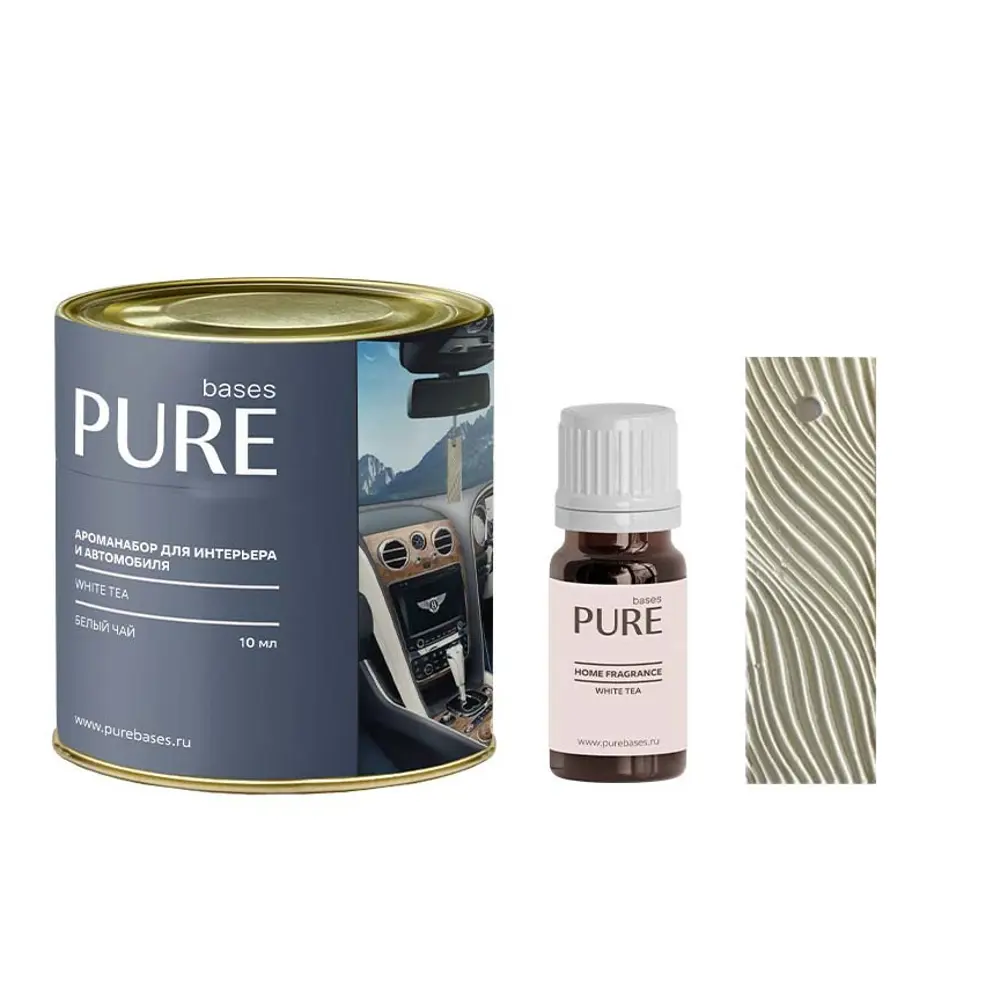 Фото Ароманабор для интерьера и автомобиля White Tea аромакапсулы Фото Ароманабор для интерьера и автомобиля White Tea аромакапсулы