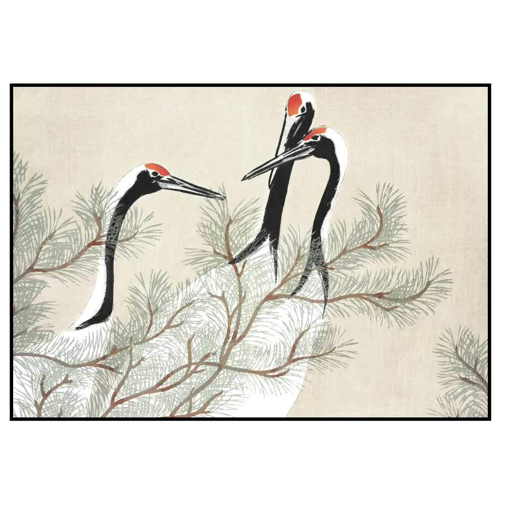 Фото 2 Постер 28 картин Журавли репродукция в японском стиле 50x40 см без рамы Фото 2 Постер 28 картин Журавли репродукция в японском стиле 50x40 см без рамы