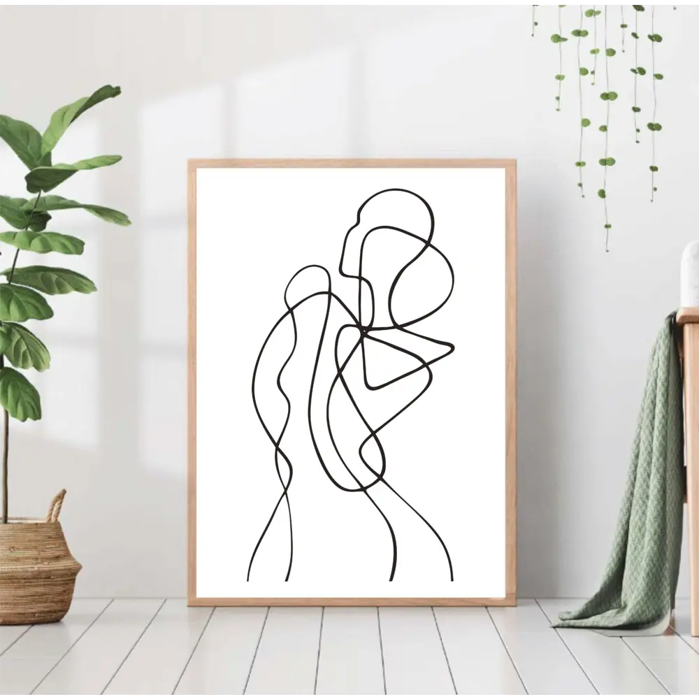 Фото Постер 28 картин "Пара влюбленных. силуты" 70x50 см без рамы Фото Постер 28 картин "Пара влюбленных. силуты" 70x50 см без рамы