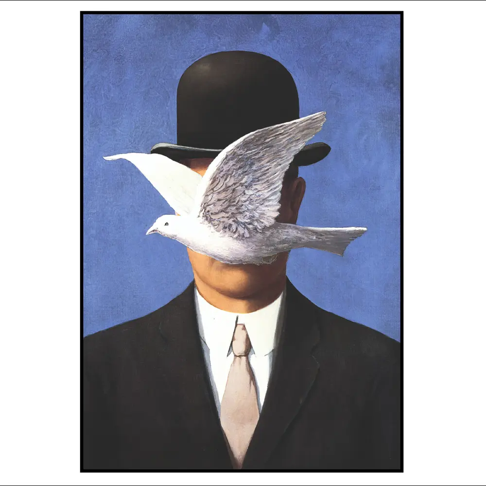 Фото 2 Постер 28 картин "Сын человеческий. репродукция рене магритт" 70x50 см без рамы Фото 2 Постер 28 картин "Сын человеческий. репродукция рене магритт" 70x50 см без рамы