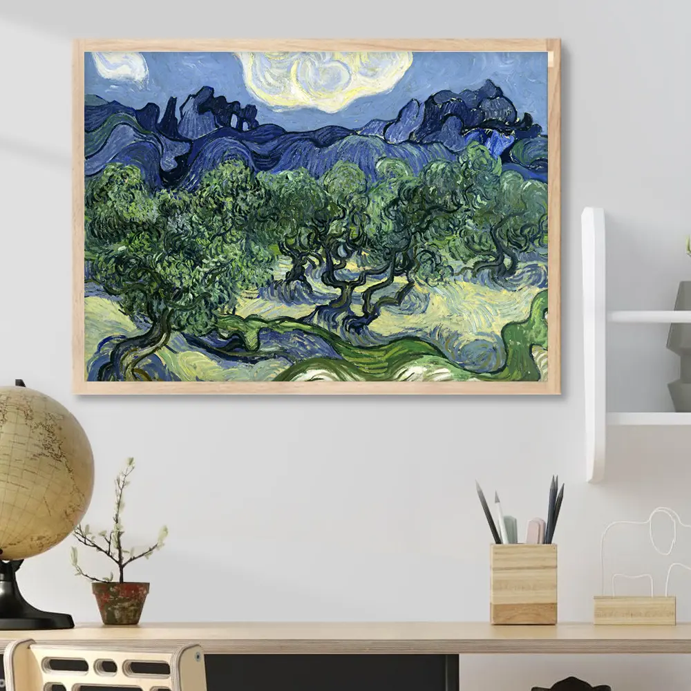 Фото Постер 28 картин "Ван гог. оливковые деревья" 50x40 см без рамы Фото Постер 28 картин "Ван гог. оливковые деревья" 50x40 см без рамы