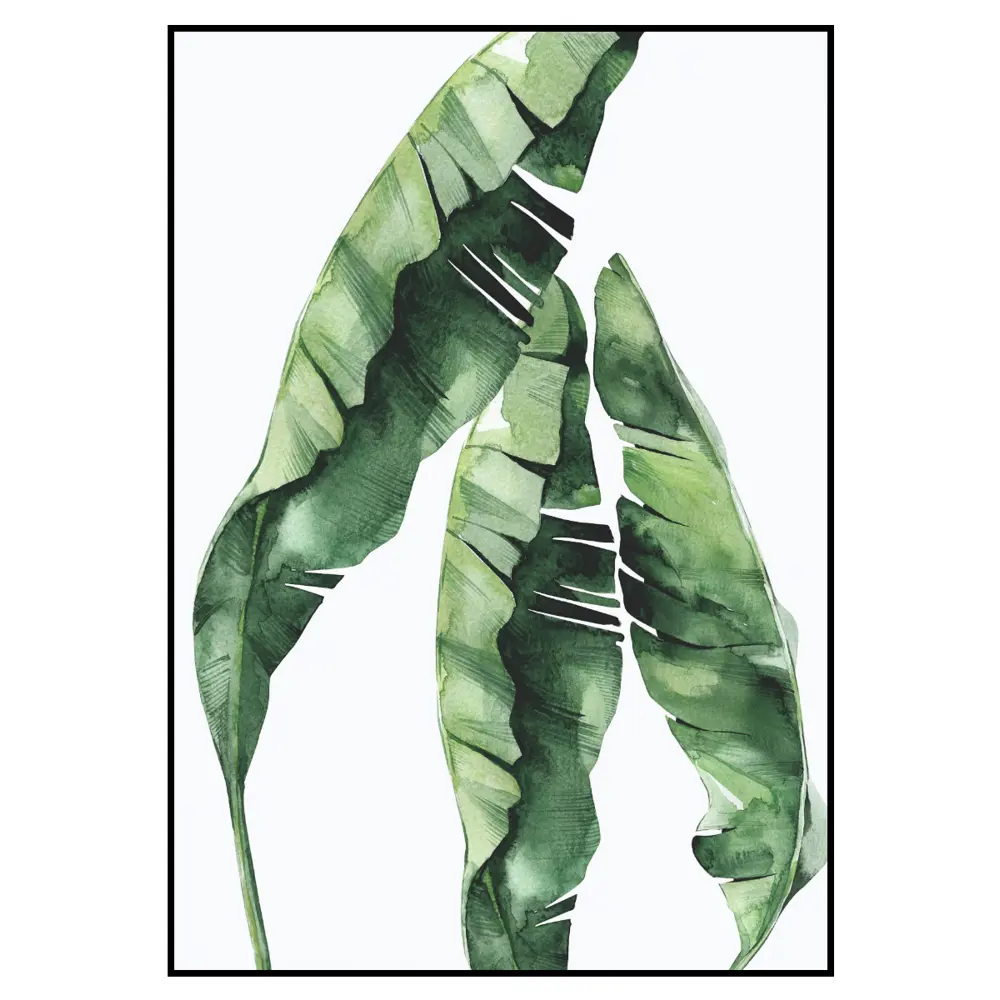 Фото 2 Постер 28 картин Банановые листья рисунок акварелью 50x40 см без рамы Фото 2 Постер 28 картин Банановые листья рисунок акварелью 50x40 см без рамы