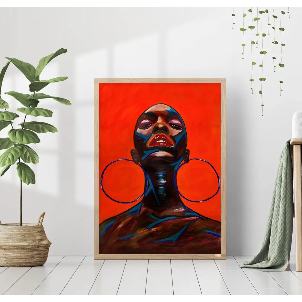 Фото Постер 28 картин "Африканская живопись. девушка негритянка" 50x40 см без рамы Фото Постер 28 картин "Африканская живопись. девушка негритянка" 50x40 см без рамы