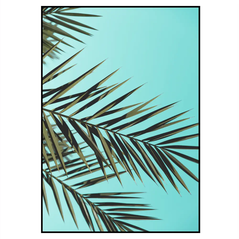 Фото 2 Постер 28 картин "Ветки пальмы на фоне голубого неба" 50x40 см без рамы Фото 2 Постер 28 картин "Ветки пальмы на фоне голубого неба" 50x40 см без рамы