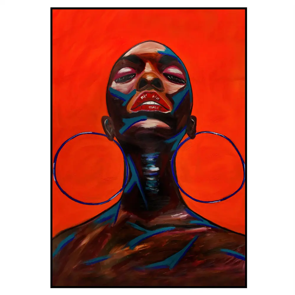 Фото 2 Постер 28 картин "Африканская живопись. девушка негритянка" 50x40 см без рамы Фото 2 Постер 28 картин "Африканская живопись. девушка негритянка" 50x40 см без рамы