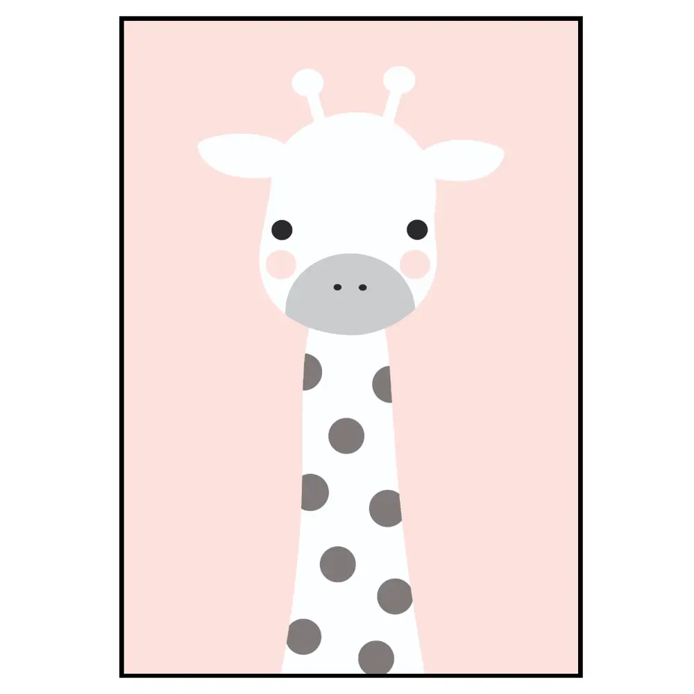 Фото 2 Постер 28 картин "Жираф на розовом фоне" 70x50 см без рамы Фото 2 Постер 28 картин "Жираф на розовом фоне" 70x50 см без рамы
