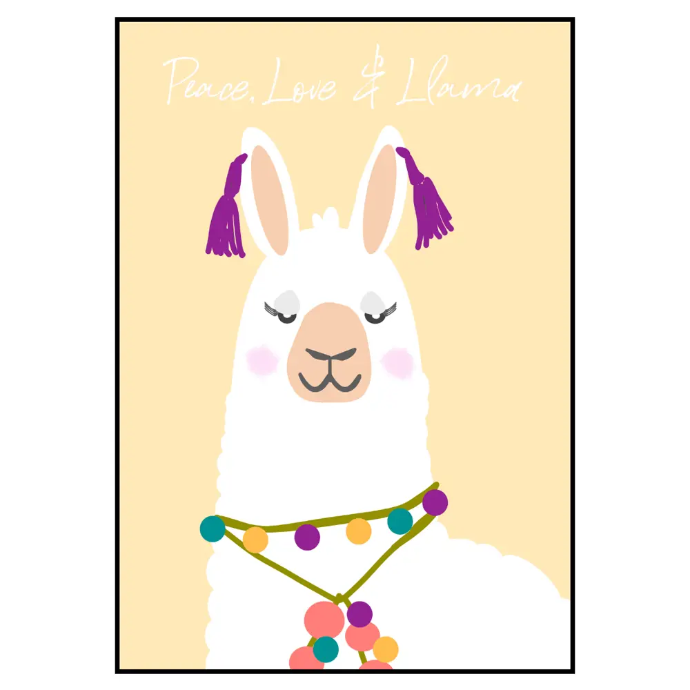 Фото 2 Постер 28 картин "Белая лама на желтом фоне" 50x40 см без рамы Фото 2 Постер 28 картин "Белая лама на желтом фоне" 50x40 см без рамы