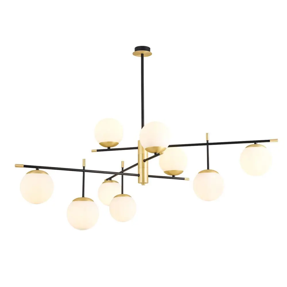 Фото Светильник подвесной FAVOURITE 3046-9P Juggler 9 ламп 18 м² цвет золотой Фото Светильник подвесной FAVOURITE 3046-9P Juggler 9 ламп 18 м² цвет золотой