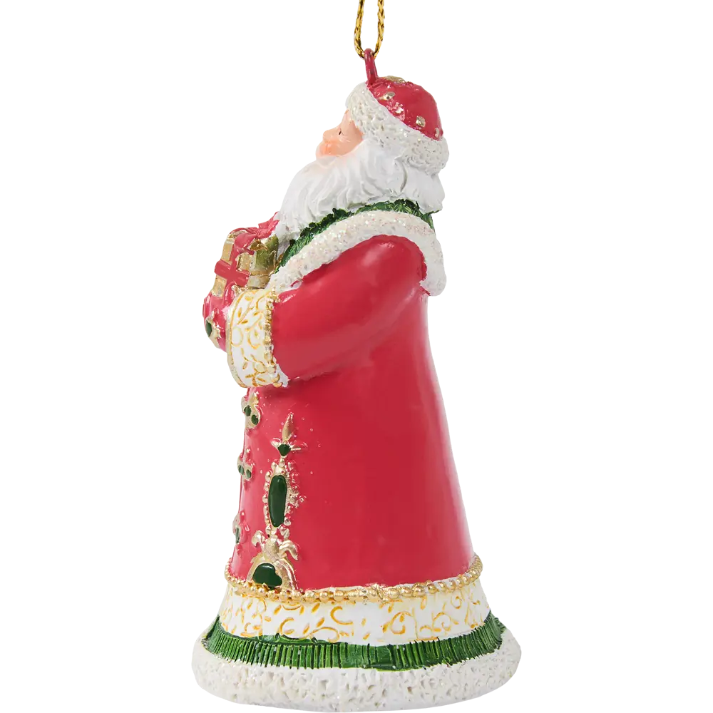 Фото 3 Подвесное украшение Christmas "Дедушка мороз" 4.5x10.5x4.5 см полистоун красный/зеленый Фото 3 Подвесное украшение Christmas "Дедушка мороз" 4.5x10.5x4.5 см полистоун красный/зеленый