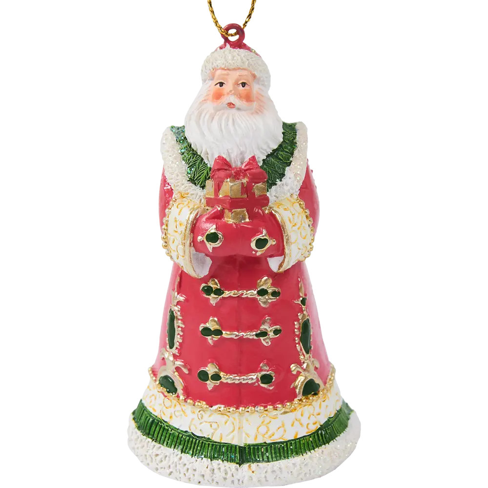 Фото Подвесное украшение Christmas "Дедушка мороз" 4.5x10.5x4.5 см полистоун красный/зеленый Фото Подвесное украшение Christmas "Дедушка мороз" 4.5x10.5x4.5 см полистоун красный/зеленый