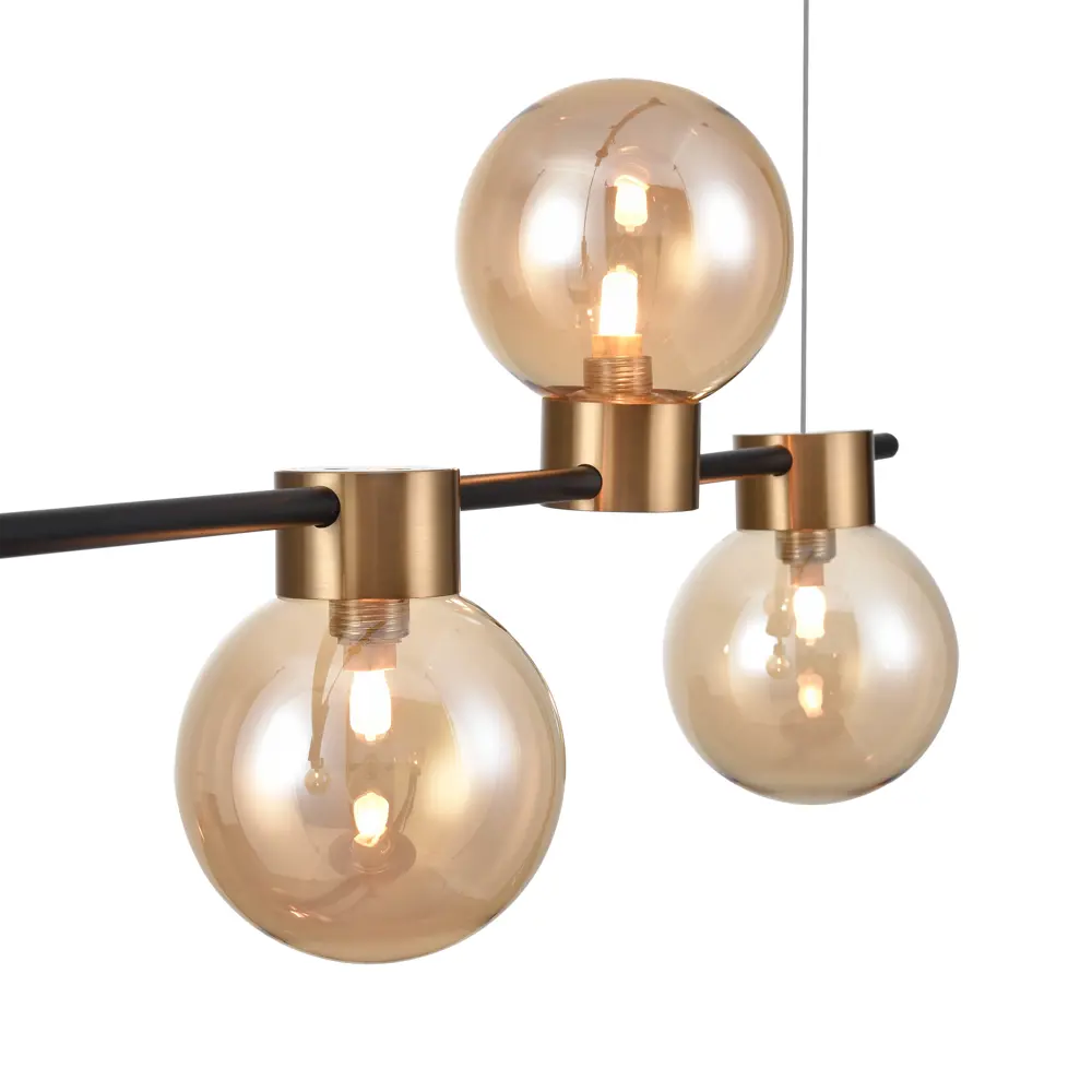 Фото 3 Светильник подвесной VELE LUCE VL5872P14 Ideale 4 лампы 6 м² цвет черный Фото 3 Светильник подвесной VELE LUCE VL5872P14 Ideale 4 лампы 6 м² цвет черный
