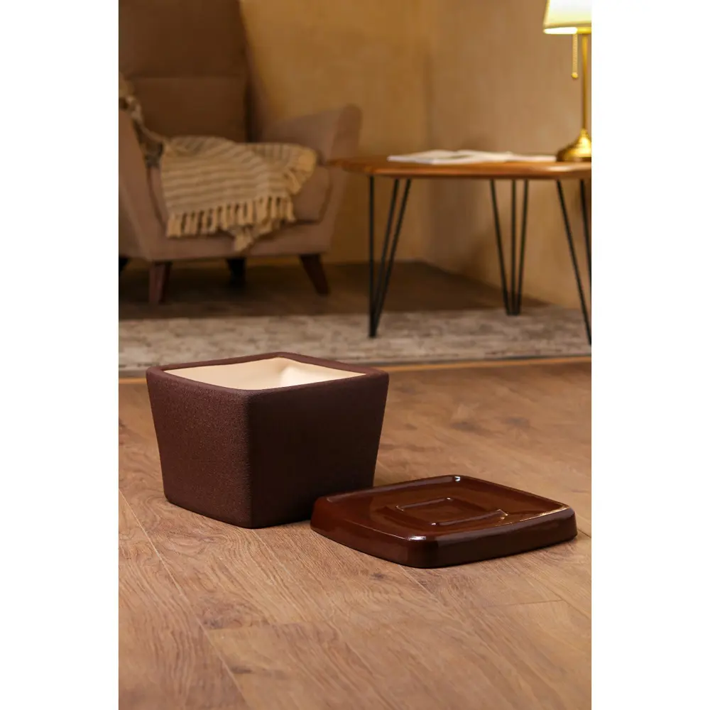 Фото 4 Горшок цветочный Nana Ceramics 30 см 22 14 л керамика черный Фото 4 Горшок цветочный Nana Ceramics 30 см 22 14 л керамика черный