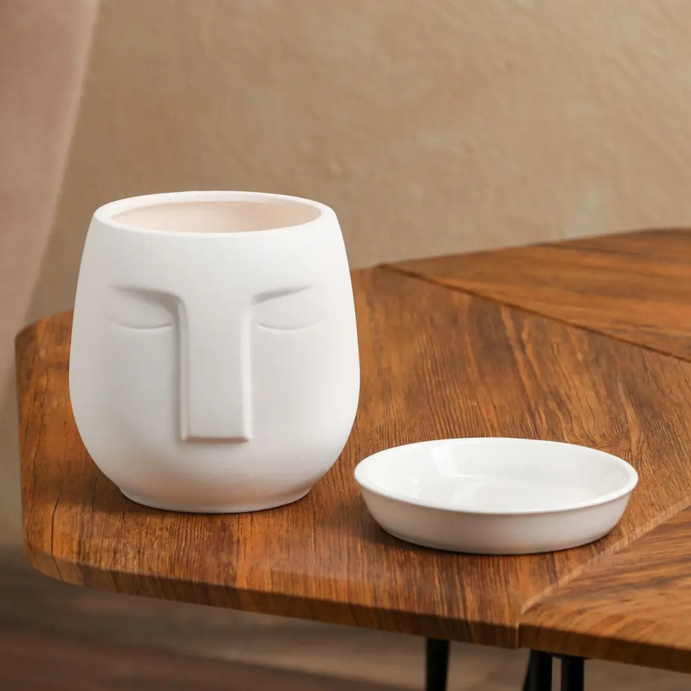 Фото 2 Горшок цветочный Nana Ceramics 13 см 13 1.20 л керамика белый Фото 2 Горшок цветочный Nana Ceramics 13 см 13 1.20 л керамика белый