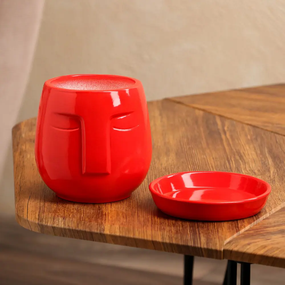 Фото 3 Горшок цветочный Nana Ceramics 13 см 13 1.20 л керамика красный Фото 3 Горшок цветочный Nana Ceramics 13 см 13 1.20 л керамика красный