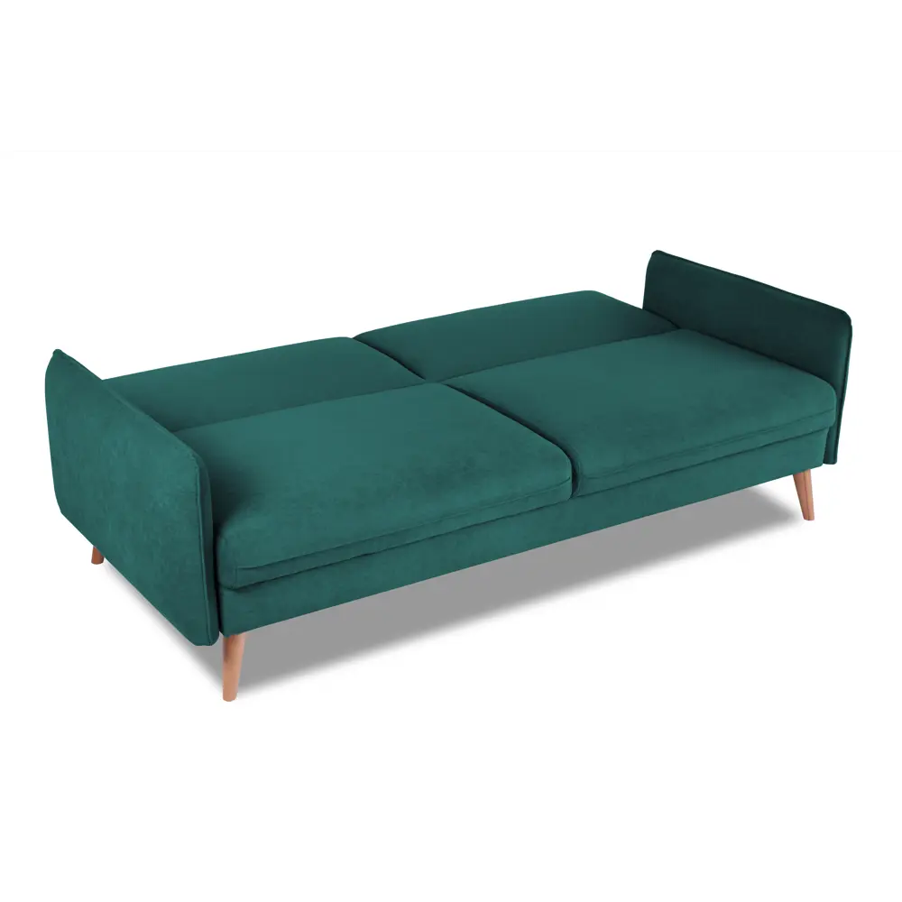 Фото 3 Диван Finsoffa Ann 206x86x90 см велюр цвет зеленый Фото 3 Диван Finsoffa Ann 206x86x90 см велюр цвет зеленый