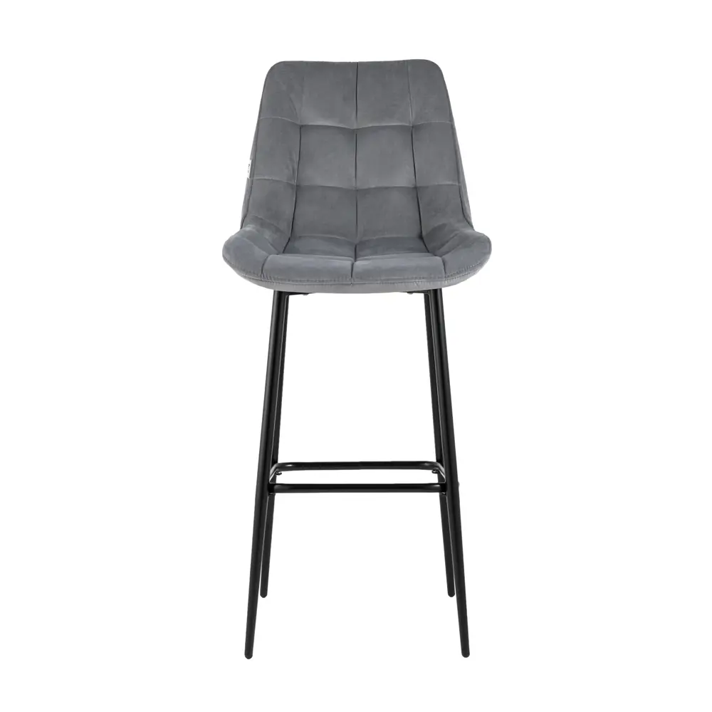 Фото 2 Барный стул Stool Group Флекс 51x115x58 велюр цвет серый Фото 2 Барный стул Stool Group Флекс 51x115x58 велюр цвет серый