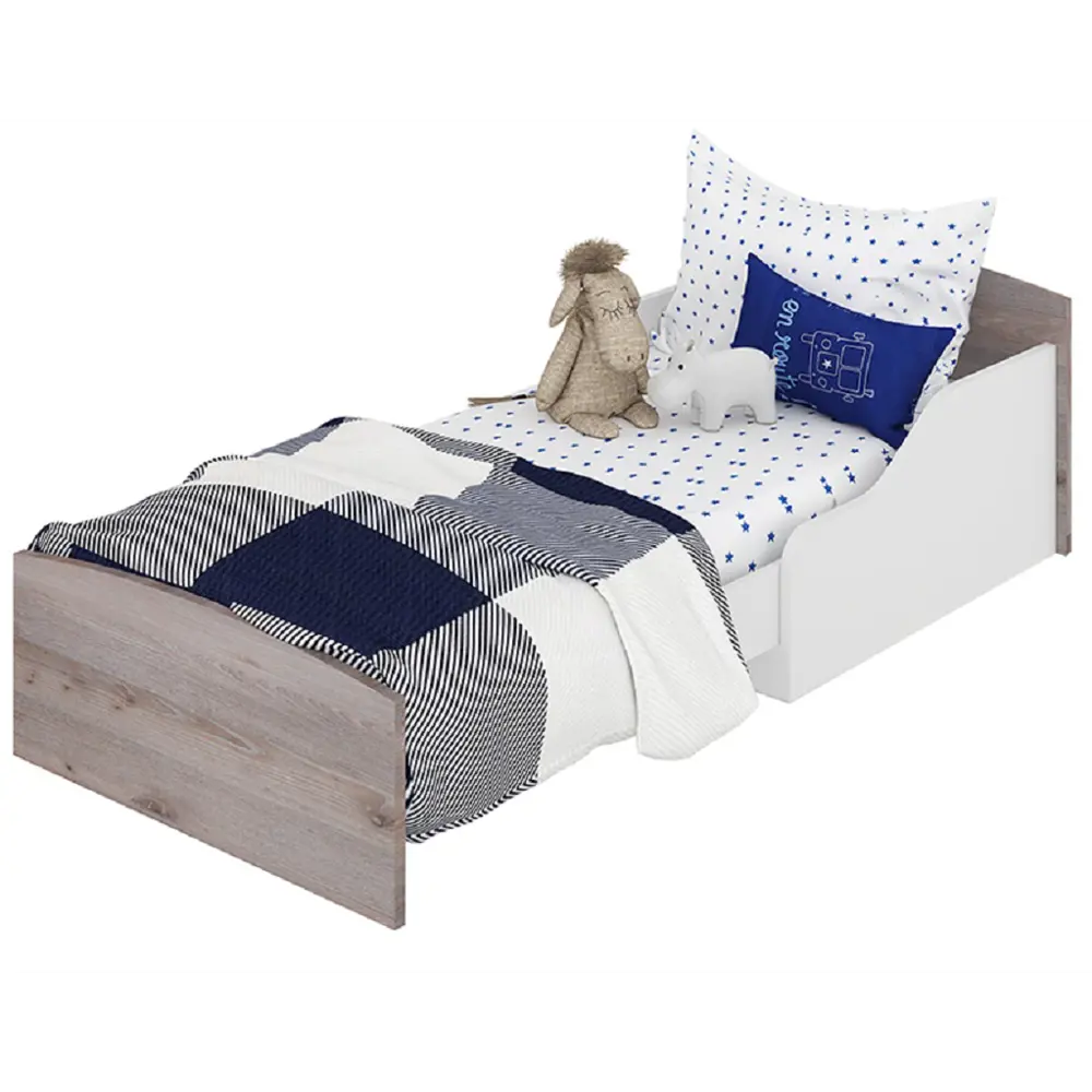 Фото 6 Кровать Мэрдэс Ктд 207.5x63x95 см цвет бежево-белый Фото 6 Кровать Мэрдэс Ктд 207.5x63x95 см цвет бежево-белый