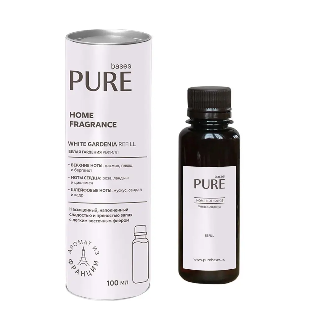 Фото Аромат для дома WHITE GARDENIA Refill 100мл Фото Аромат для дома WHITE GARDENIA Refill 100мл