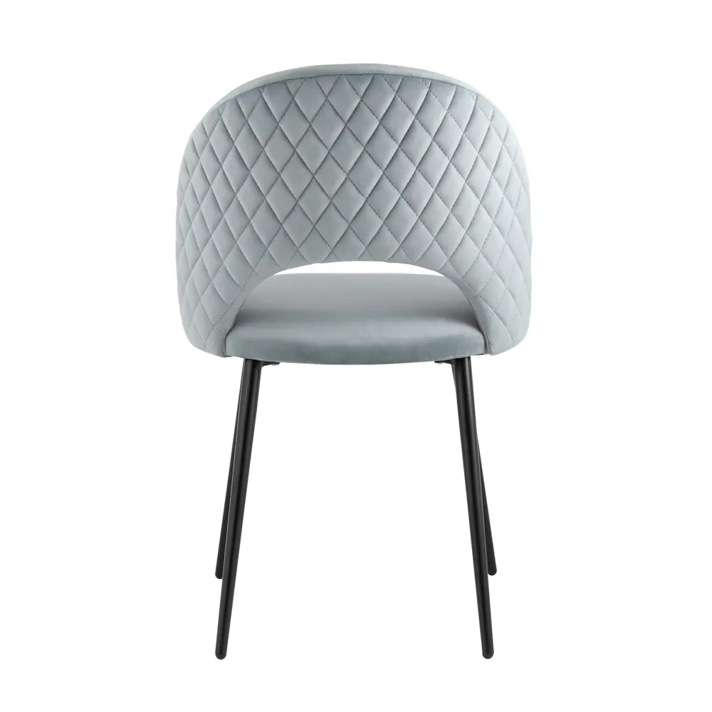 Фото 5 Комплект кухонных стульев 2 шт Стул груп Меган new 82x52x48 см велюр цвет серый