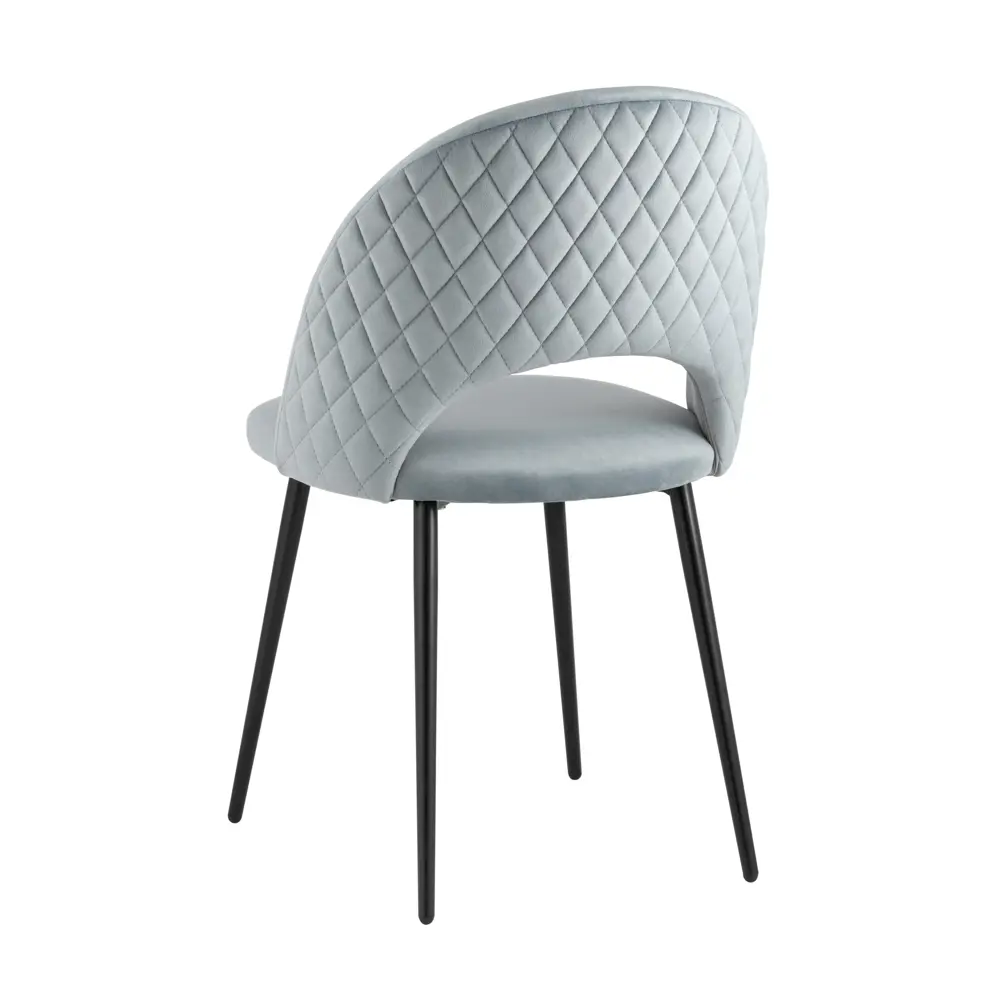 Фото 6 Комплект кухонных стульев 2 шт Стул груп Меган new 82x52x48 см велюр цвет серый