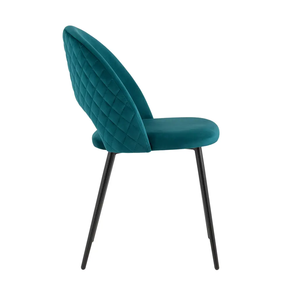 Фото 6 Комплект кухонных стульев 2 шт Стул груп Меган new 82x52x48 см велюр цвет бирюзовый