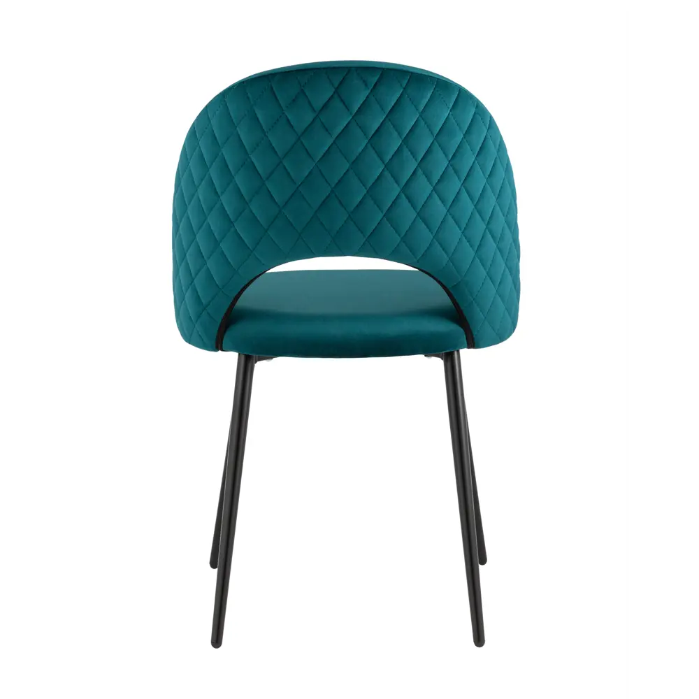 Фото 5 Комплект кухонных стульев 2 шт Стул груп Меган new 82x52x48 см велюр цвет бирюзовый