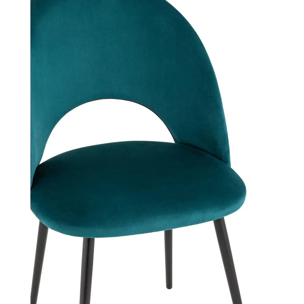 Фото 8 Комплект кухонных стульев 2 шт Стул груп Меган new 82x52x48 см велюр цвет бирюзовый