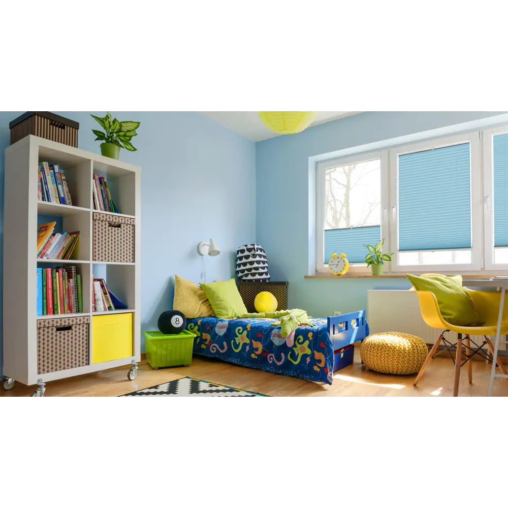 Фото 4 Шторы-плиссе Decofest 45x160 см цвет бирюзовый Фото 4 Шторы-плиссе Decofest 45x160 см цвет бирюзовый