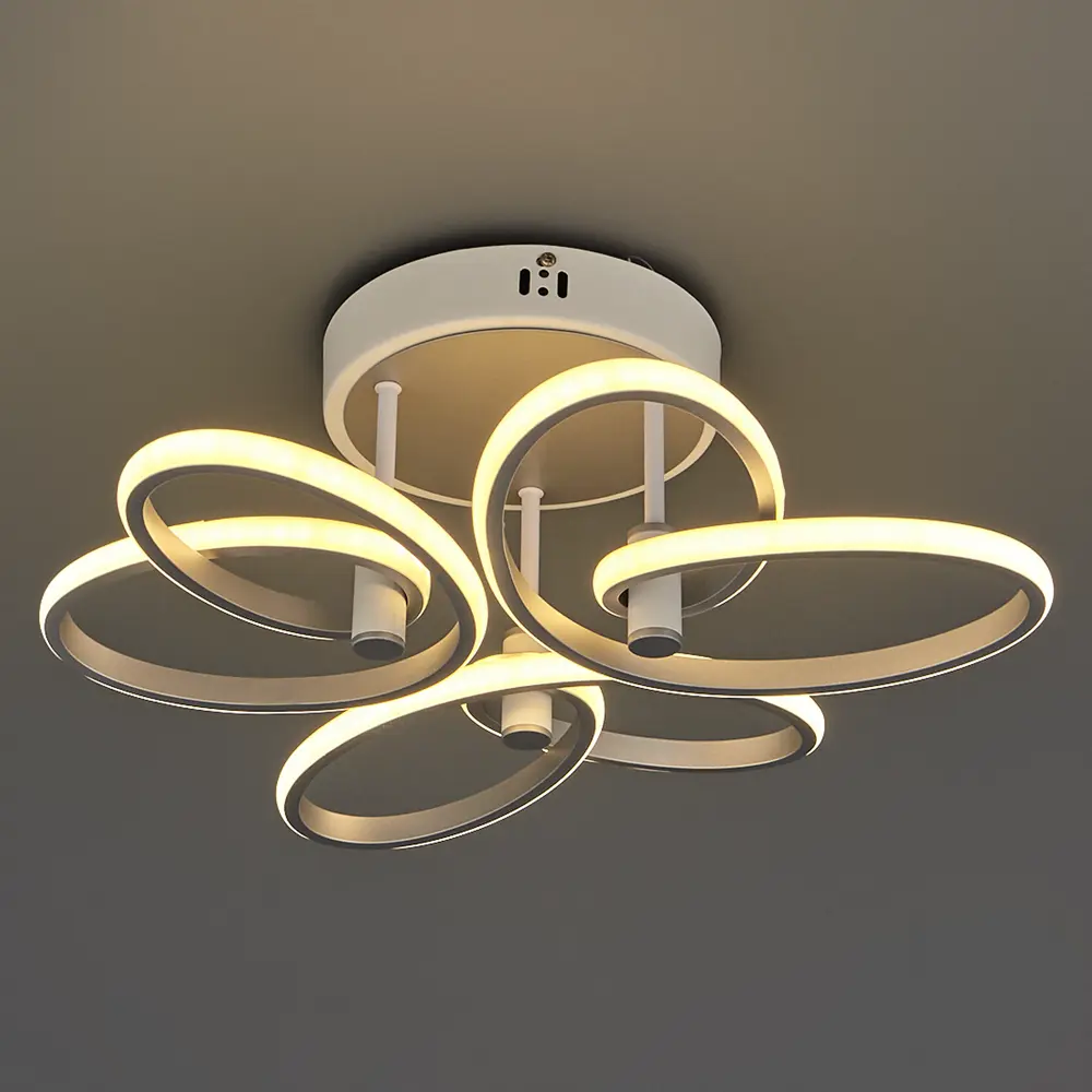 Фото 2 Люстра потолочная Jlight Kaira 5642/115C LED цвет белый Фото 2 Люстра потолочная Jlight Kaira 5642/115C LED цвет белый