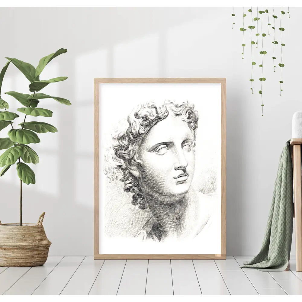 Фото Постер 28 картин "Гипсовая голова апполона" 40x50 см, в подарочном тубусе без рамы Фото Постер 28 картин "Гипсовая голова апполона" 40x50 см, в подарочном тубусе без рамы