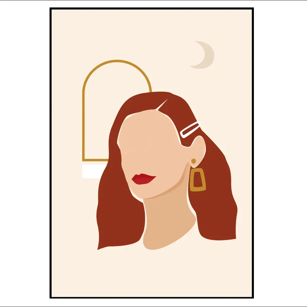 Фото 2 Постер 28 картин "Женское лицо на фоне арки и луны" 50x70 см, в подарочном тубусе без рамы Фото 2 Постер 28 картин "Женское лицо на фоне арки и луны" 50x70 см, в подарочном тубусе без рамы