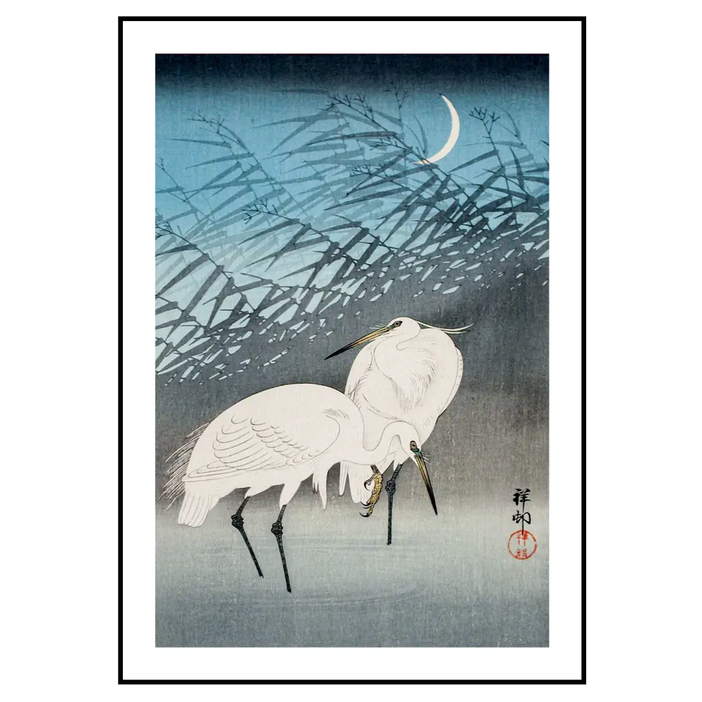 Фото 2 Постер 28 картин Косон охара цапли в японском стиле 40x50 см, в подарочном тубусе без рамы Фото 2 Постер 28 картин Косон охара цапли в японском стиле 40x50 см, в подарочном тубусе без рамы