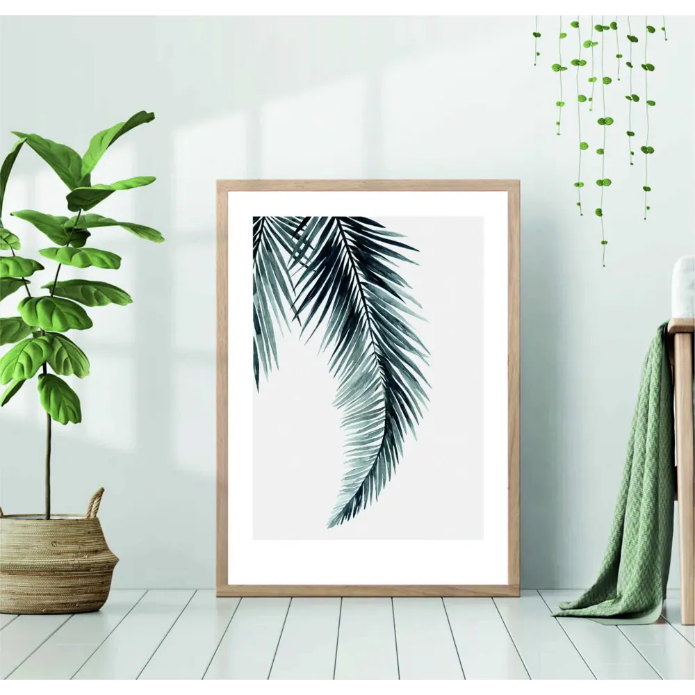 Фото Постер 28 картин "Листья пальмы черно-белые" 50x70 см, в подарочном тубусе без рамы Фото Постер 28 картин "Листья пальмы черно-белые" 50x70 см, в подарочном тубусе без рамы