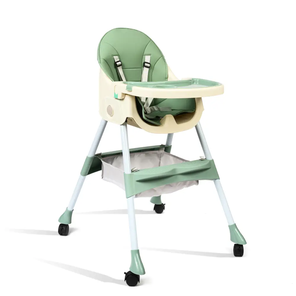 Фото 8 Стул для кормления Solmax HW00011 цвет зеленый Фото 8 Стул для кормления Solmax HW00011 цвет зеленый