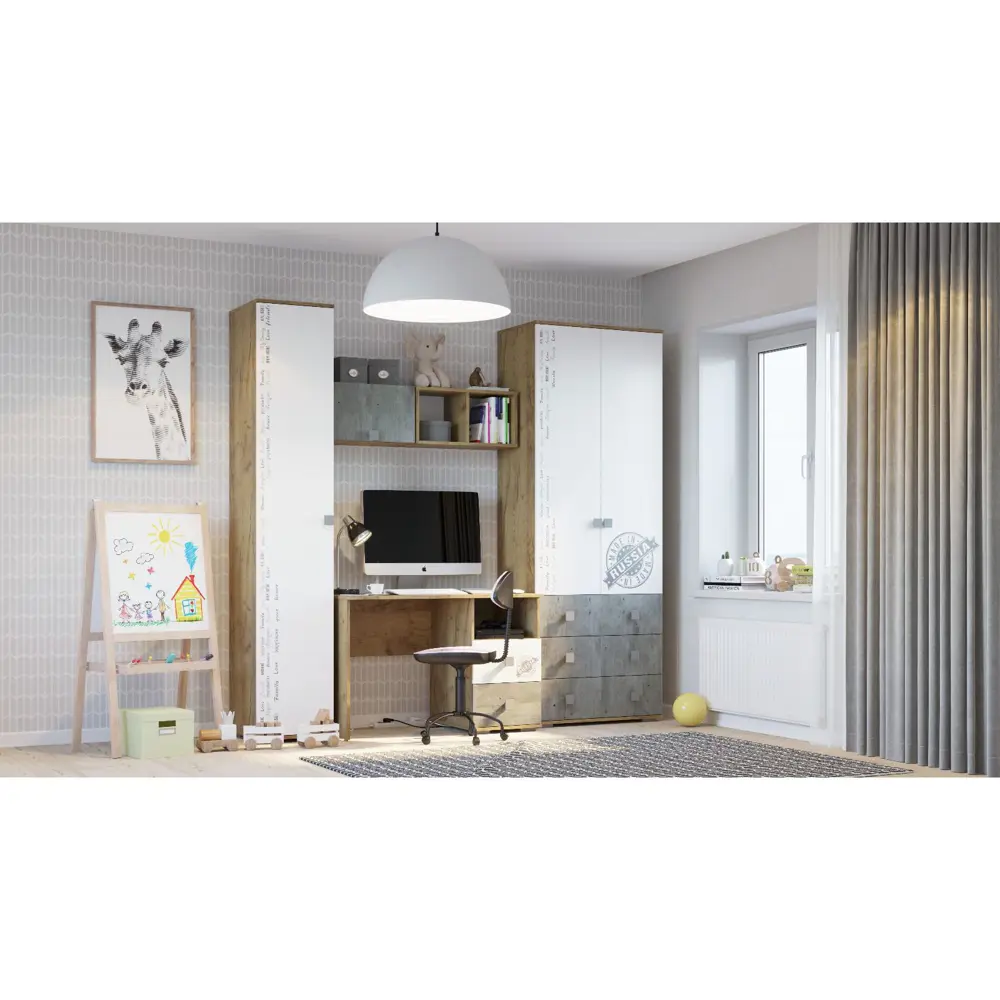 Фото 3 Полка Simaland 60x29 см ЛДСП цвет дуб Фото 3 Полка Simaland 60x29 см ЛДСП цвет дуб