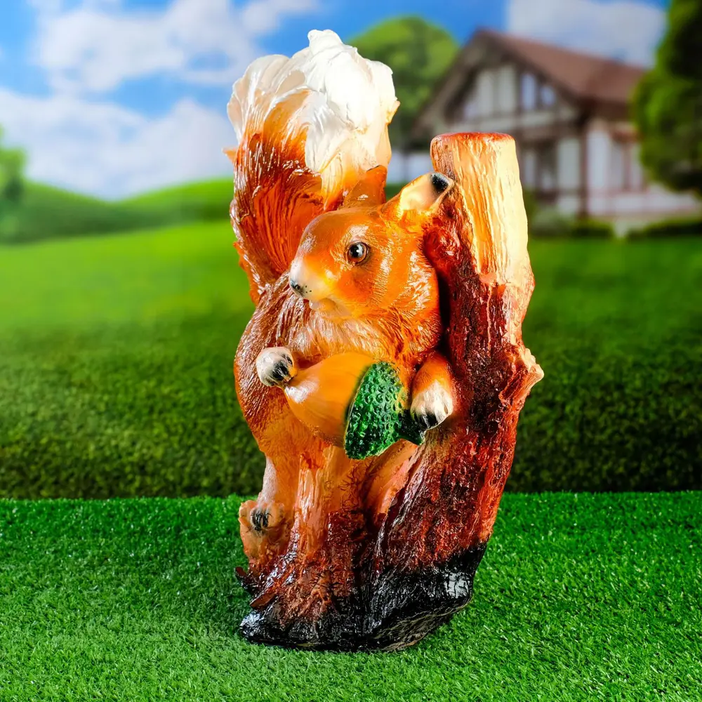 Фото 2 Садовая фигура Хорошие сувениры Белка на ветке 39x32 см Фото 2 Садовая фигура Хорошие сувениры Белка на ветке 39x32 см