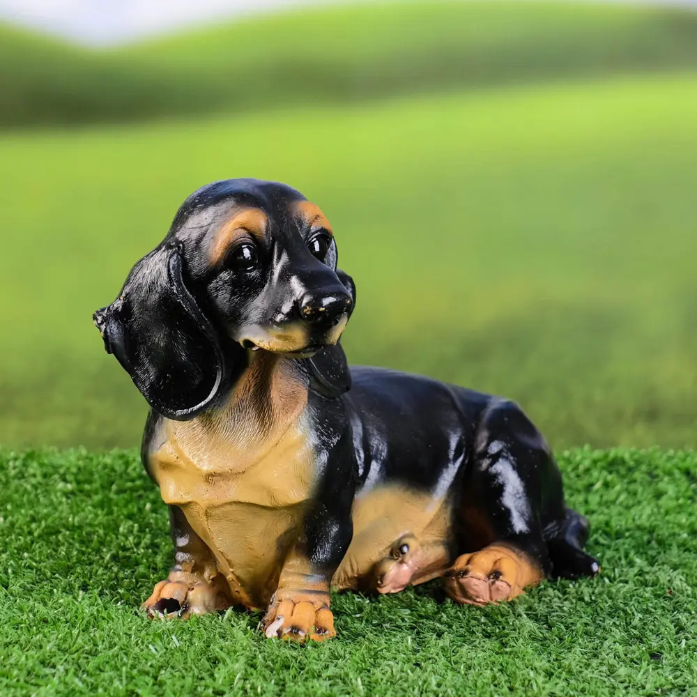 Фото Садовая фигура Хорошие сувениры Такса 15x19x10 см