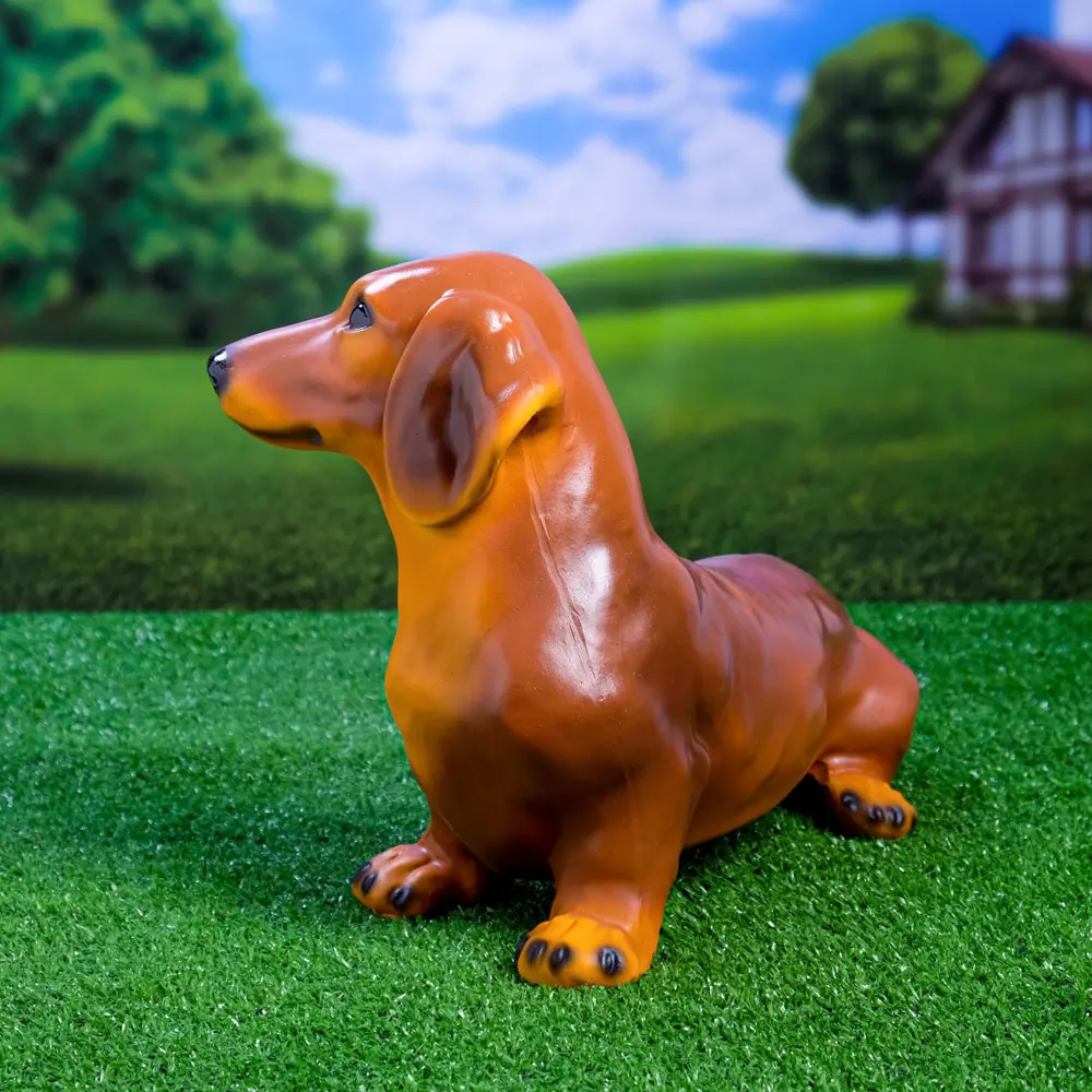 Фото 2 Садовая фигура Хорошие сувениры Собачка Такса 25x32 см Фото 2 Садовая фигура Хорошие сувениры Собачка Такса 25x32 см