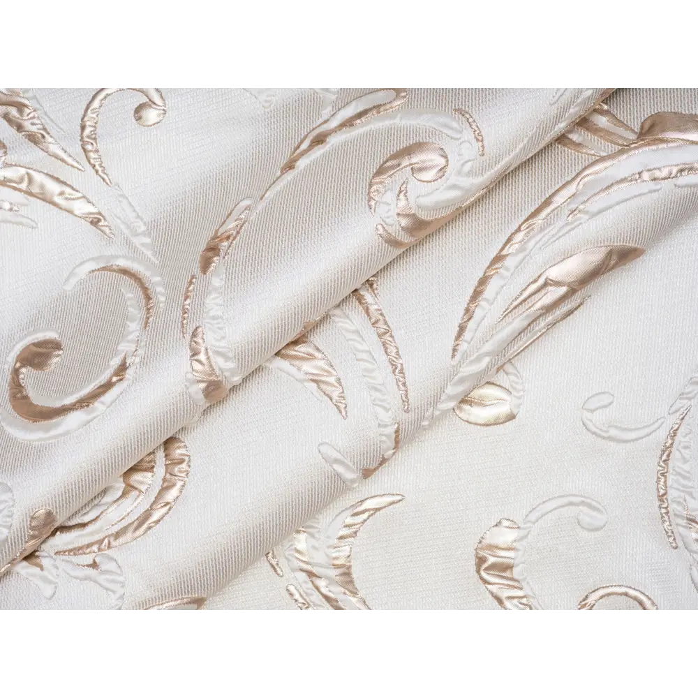 Фото 10 Штора на шторной ленте тафта Каприз 200x250 см цвет бежевый