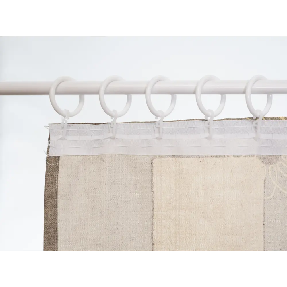 Фото 7 Штора на шторной ленте YML4665 170x260 см цвет серый