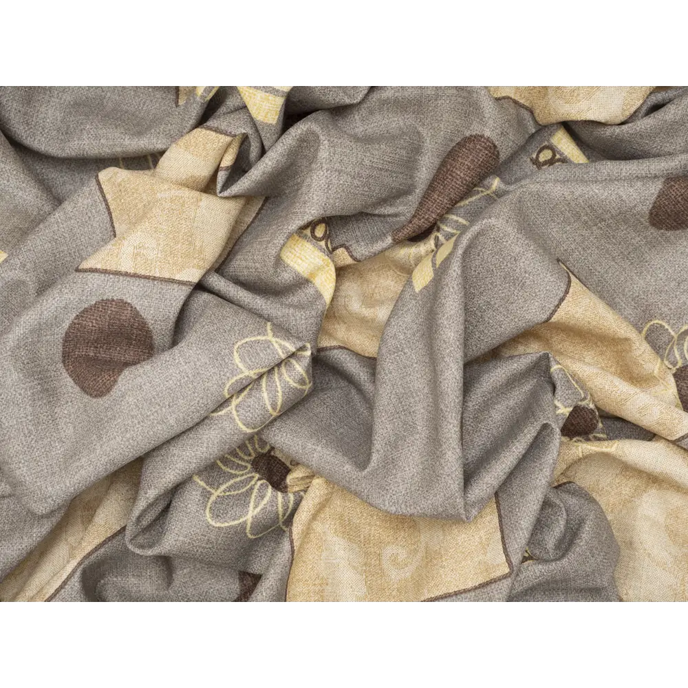 Фото 11 Штора на шторной ленте YML4665 170x260 см цвет серый