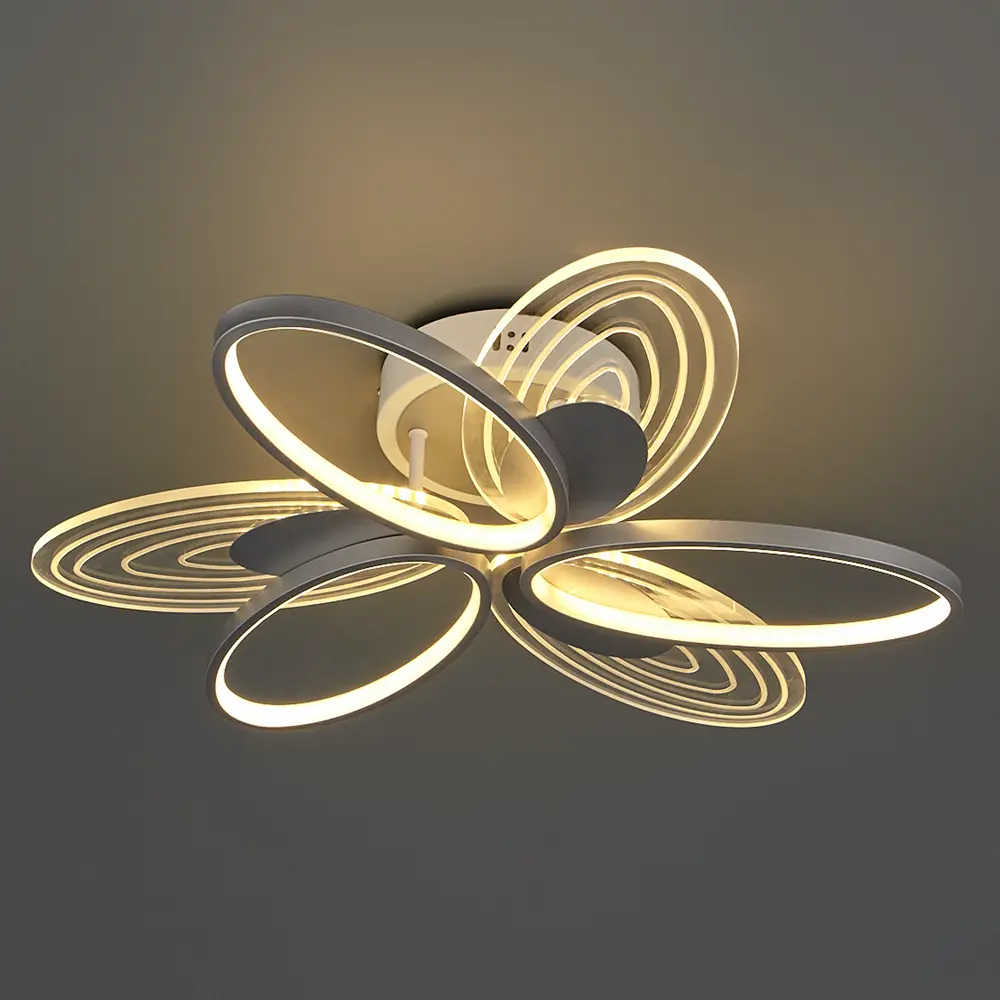 Фото 2 Люстра потолочная Jlight Mediana 5643/90C LED цвет белый Фото 2 Люстра потолочная Jlight Mediana 5643/90C LED цвет белый