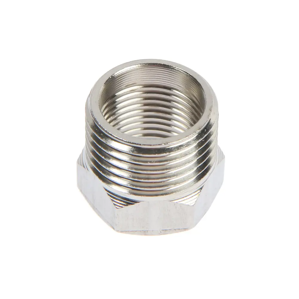 Фото 2 Футорка Zein engr 3/8" х 1/2" внутренняя/наружная резьба Фото 2 Футорка Zein engr 3/8" х 1/2" внутренняя/наружная резьба