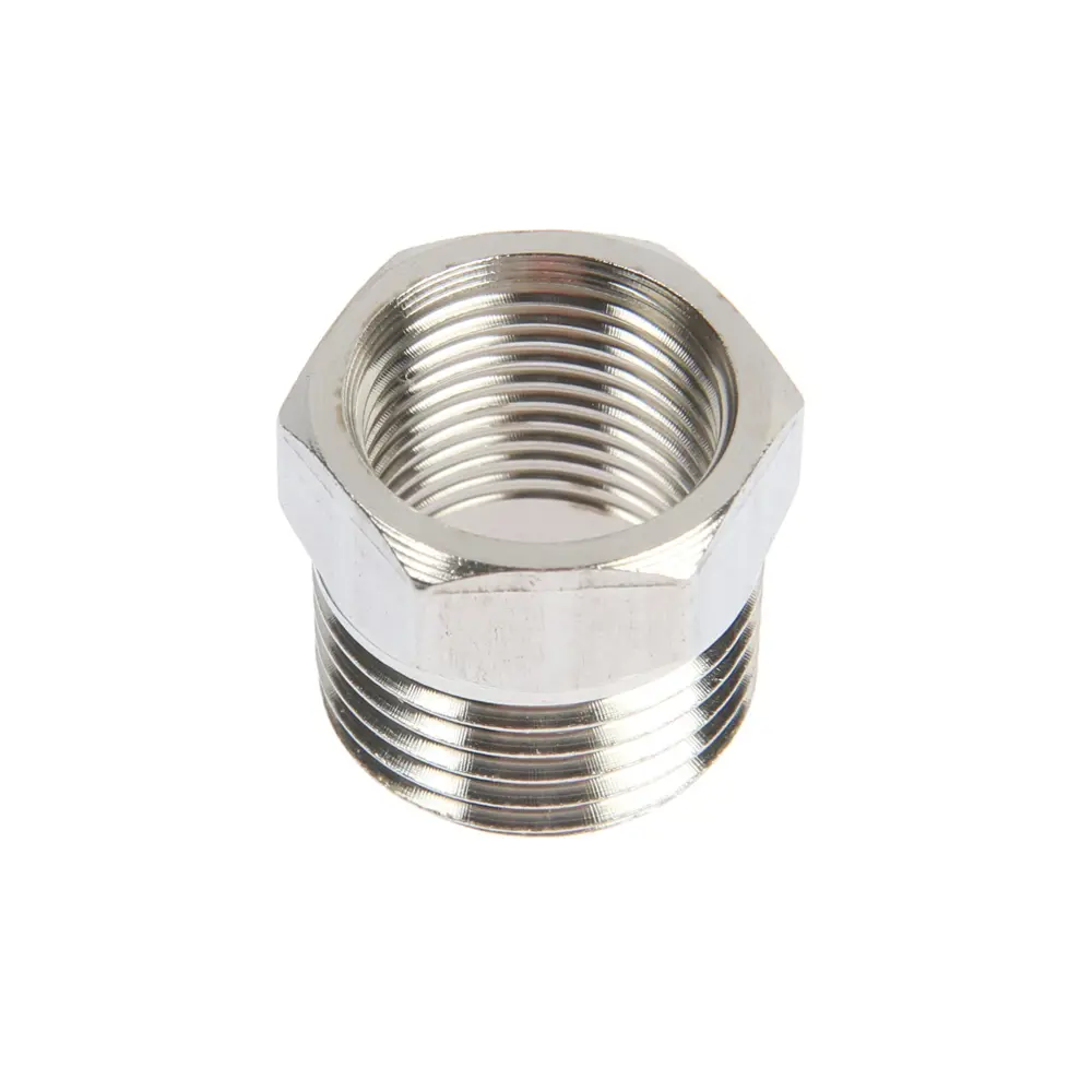 Фото Футорка Zein engr 3/8" х 1/2" внутренняя/наружная резьба Фото Футорка Zein engr 3/8" х 1/2" внутренняя/наружная резьба